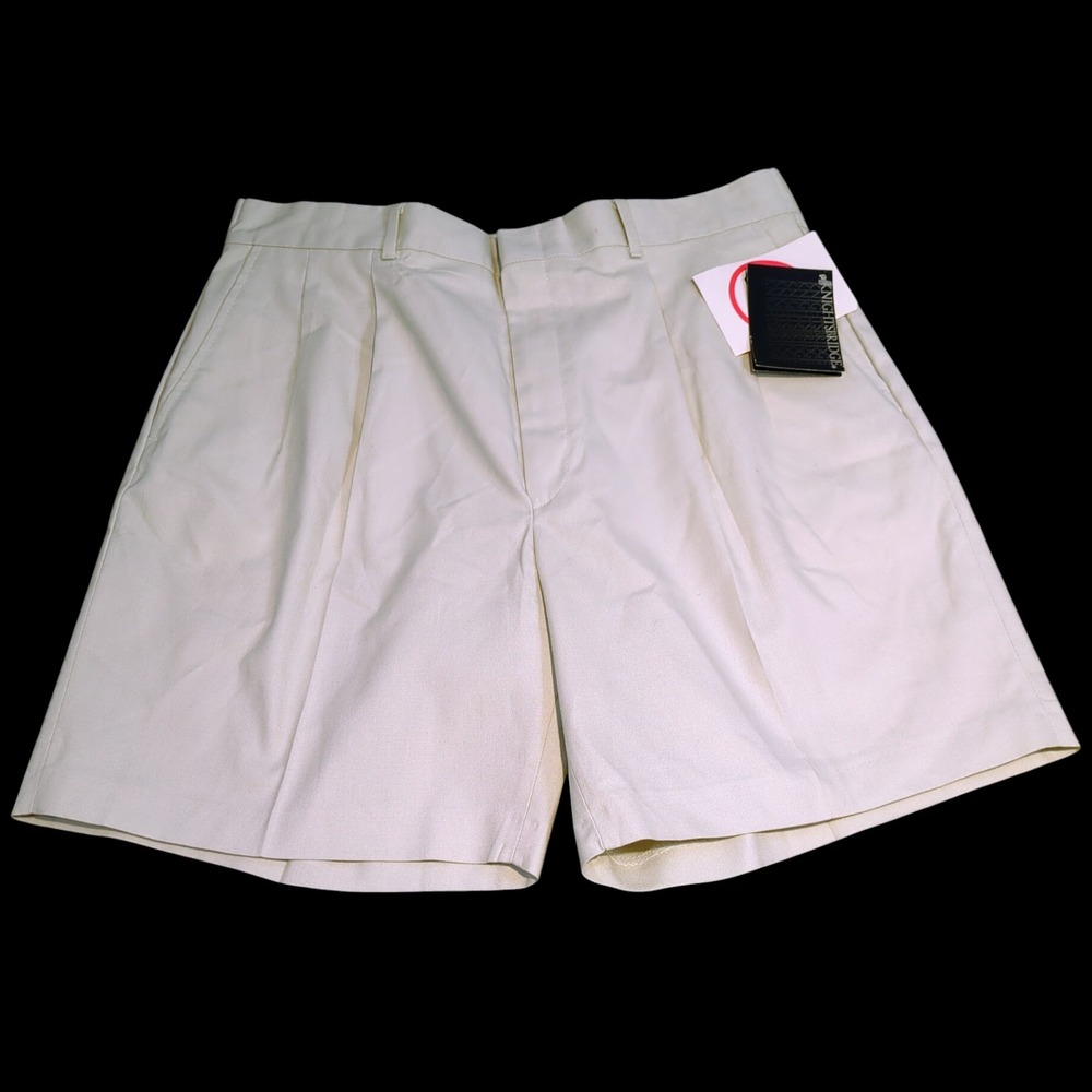 Knightsbridge Men's Pleated Khaki Shorts 36 Made in USA Golf Vacation